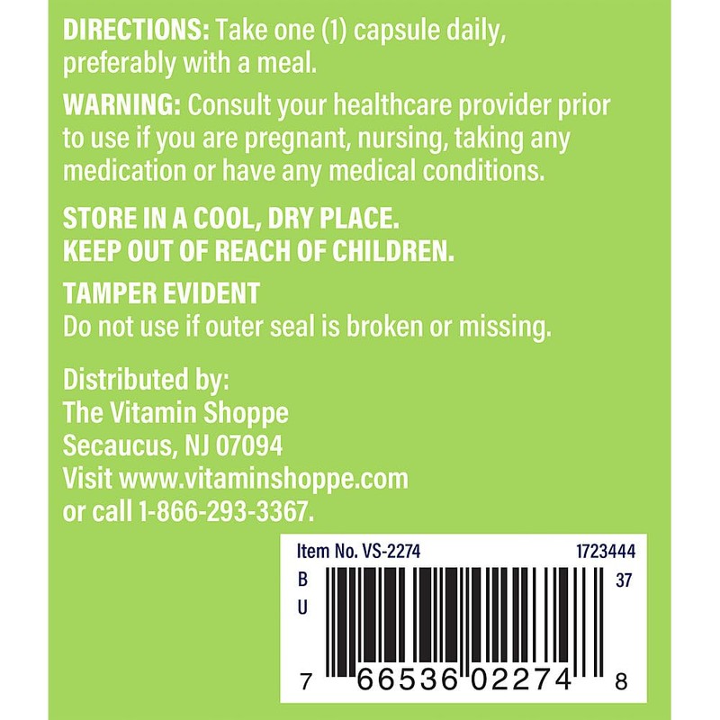 The Vitamin Shoppe Milk Thistle 300 MG - Liver Health