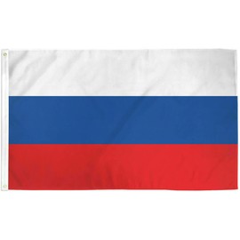 Russia Flag 3x5ft Flag of Russia Russians Flag 3x5 House Flag 100D, Heavy duty, Premium Quality, Fade Resistant, Flag/Banner