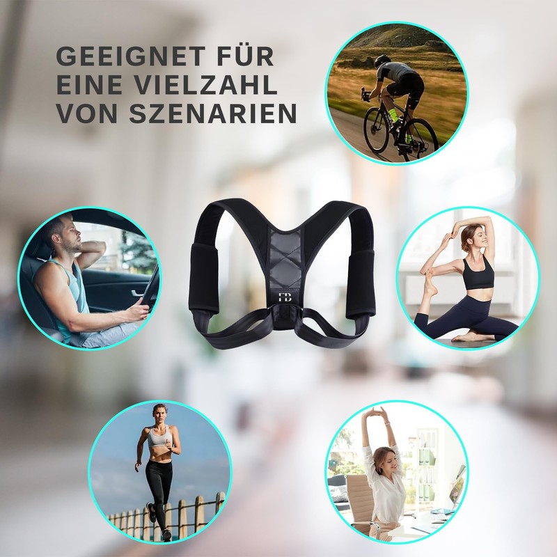Back Straightener: Effective Posture Correction for Men and Women, Adjustable