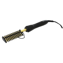 H2PRO 450°F Styling Pressing Hot Comb 1 1/4 Inch Anti Scalp Comb Attachment Ceramic Gold Comb