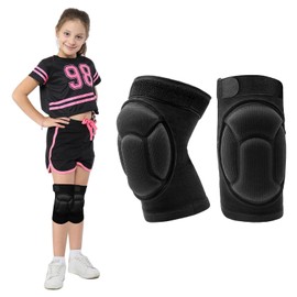 Rodilleras deportivas de esponja juvenil engrosadas, rodilleras antideslizantes de compresión elástica para adolescentes, rodilleras anticolisión transpirables, adecuadas para deportes al aire libre, etc.