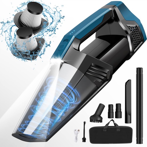 Cordless Car Vacuum Lightweight High Power Handheld Vacuum Cleaner with