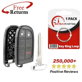 Extra-Partss Remote Shell Case Pad Replacement No Electronics for Dodge 3b (M3N-40821302)