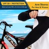 [ 2 Pairs ]UV Protection Cooling Arm Sleeves,T Tersely UPF