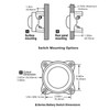 Battery Switch Mini 2 Position On/Off Disconnect Power Cut 12‑48V