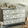 Sarini 2pcs Daisy Stickers Bicycle Daisy Stickers Waterproof Frame Stickers