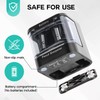 Eagle Electric Pencil Sharpener, Dual Holes, Battery Powered for School/Office/Art,