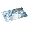 Blue Marble Light Switch Cover 4 Gang Wall Plate Quad