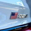 Elektroplate 2 Mini American Flag OEM Chrome Emblems for Motorcycles,