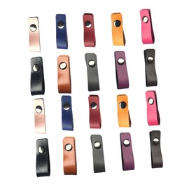 DOITOOL Cable Storage Organizer Cord Keeper 20pcs Assorted Leather Straps Earphone Holders