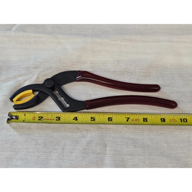 Pro America 8010-PJ Cannon Plug Pliers Soft Jaw Groove Joint