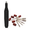 GESS Black Nail Electric Manicure Pedicure Set 6 Diamond Attachments