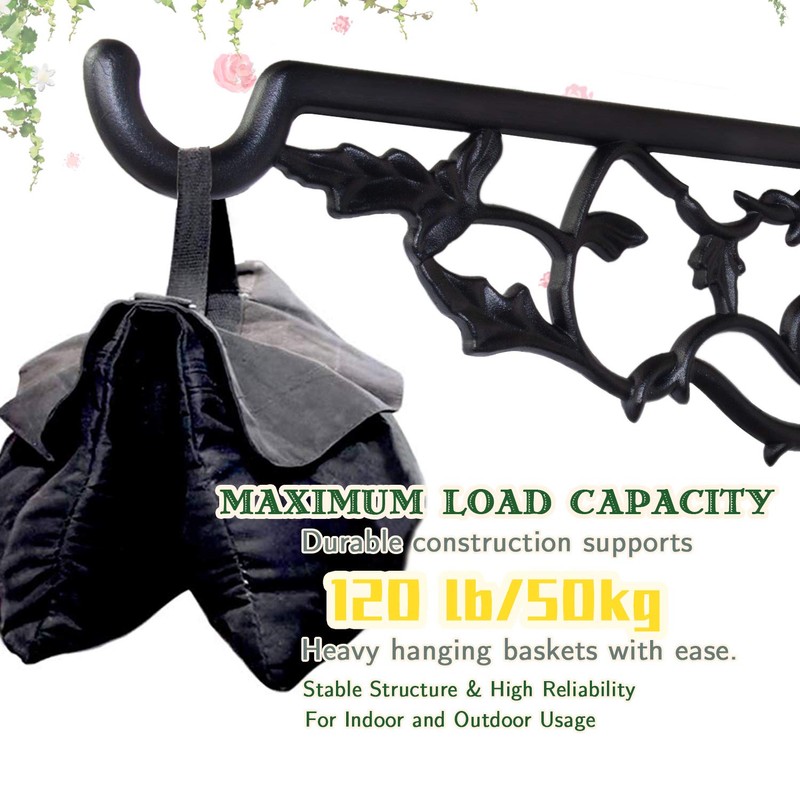 2 Pcs Plant Hanger Bracket, 13" Wall Mount Hanging Plant