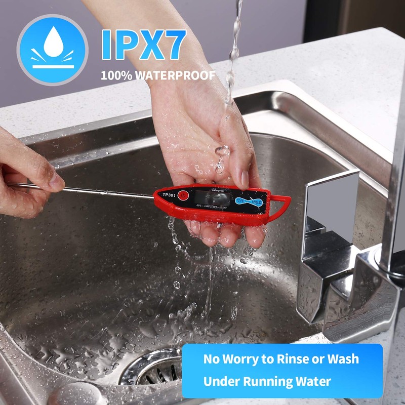 Yacumama Digital Water Thermometer for Liquid, Candle, Instant Read with