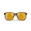 Native Eyewear Targhee Square Sunglasses, Matte Tortoise/Bronze Mirrored Polarized, 54
