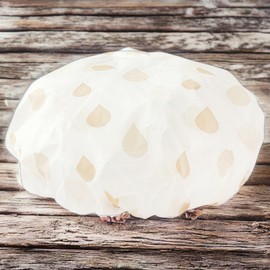 Trade Me Dyeing Brush Dyed Vinyl Perm Set Dry Water Drop Vinyl Shower Cap Beige 6pcs / 트레이드미 염색브러시 염색비닐 파마용세트 드라이 물방울 비닐 샤워캡 베이지 6개