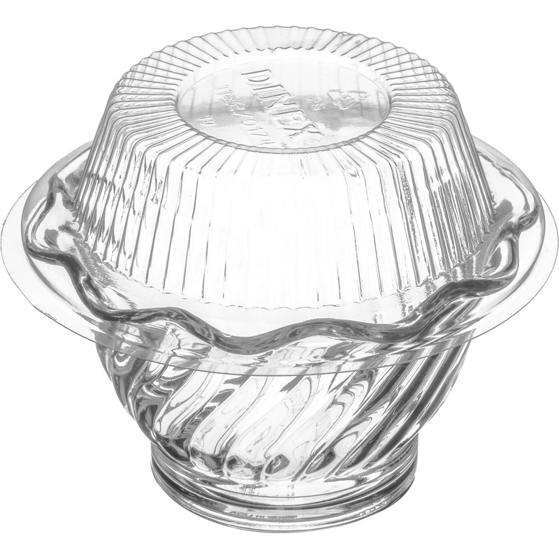 Carlisle FoodService Products Plastic Dessert Dish, 5 Ounces, Clear (Pack