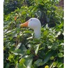 Fachhandel Plus Goose Neck Garden Stake Decorative Figure Garden Figure
