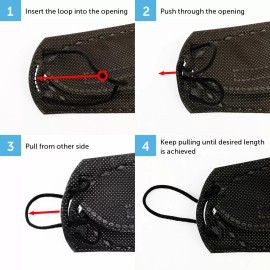 MHCARE 2 PCS KF94 BLACK Protective Face Mask Adult Made in Korea KFDA Approved HMCARE