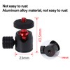 Mini Tripod Ball Head, with 1/4 Inch Screw and Hot
