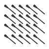 E-outstanding 20pcs Black PC Case 008Fan Mounting Pin Anti Noise