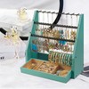 Earring Organizer, Rustic Wood 5 Layer Jewelry Organizer Stand