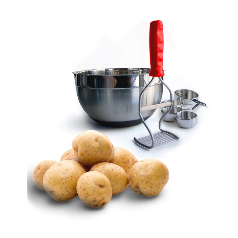 Kitchen Innovations Diamond Series Masher - World's Best Handheld Masher