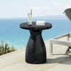 Christopher Knight Home Jayme Outdoor Side Table, Round Top Patio