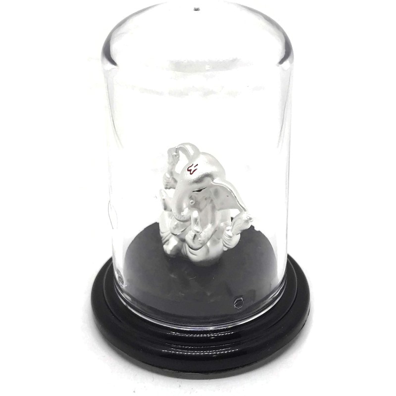 Balaji LLC 999 Pure Silver Ganesh/Ganpati Idol/Statue/Murti Suitable for car