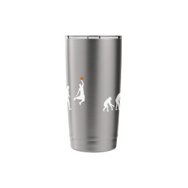 Basketball Evolution Shirt - Dunk Evolution Basketball Stainless Steel Insulated Tumbler