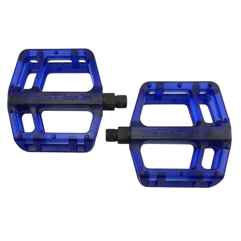 NC-17 Sudpin Zero Pro Platform Flat Pedal - Blue