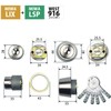 WEST Replacement Cylinder 916 MIWA LIX+LSP Replacement 2 Keyed Alike
