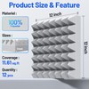 12 Pack Pyramid Sound Proof Foam Panels for Walls with
