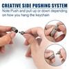 SAVITA 2pcs Titanium Alloy Detachable Key Chain Swivel Key Chain