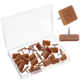 Lnngub 30 Pcs Tack-in Drawer Glides Drawer Slides 17×12mm Tack Glide for Repairing Dressers,Making The Drawers Slide Smoothly and Evenly