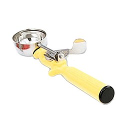 Vollrath 1-5/8 oz Stainless Steel Disher - Size 20,Yellow