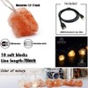 Himalayan Salt String Light with Rock,USB Fairy Lights Night Pink