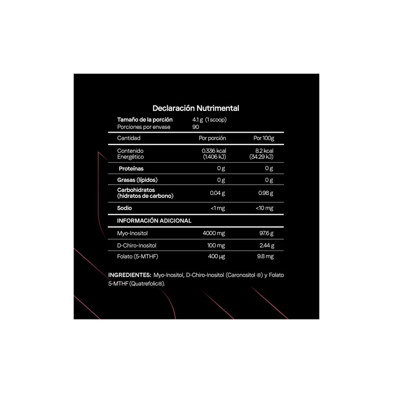 Myo-inositol D-chiro 40:1 Ácido Fólico 2400mg 120 Caps