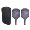 2PCS Pickleball Paddles Set Fiberglass Lightweight Pickle Ball Rackets with