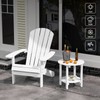 YEFU Adirondack Side Table, 18" Double Outdoor Side Table Set