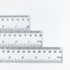 Plastic Ruler Set Clear Transparent Straight Ruler 15cm/30cm 6inch 12inch