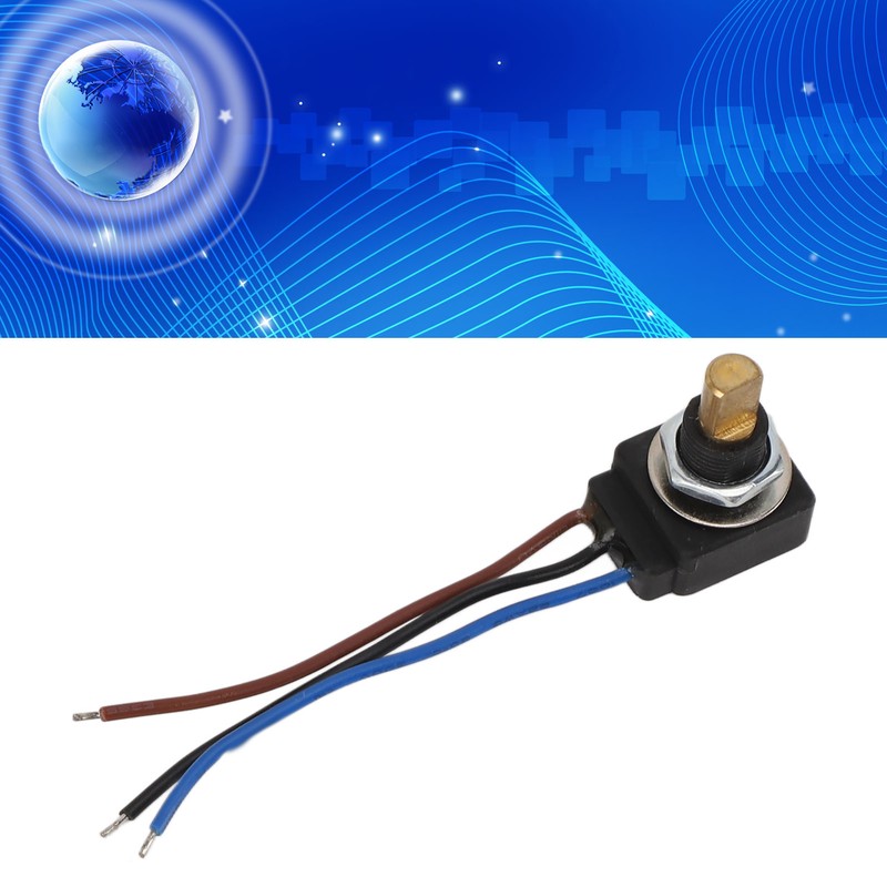 Rotary Potentiometer with Connector Wire 10K Ohm Linear Taper Adjustable