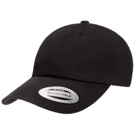 Yupoong YP Classic Dad Cap, One Size Fits All Black