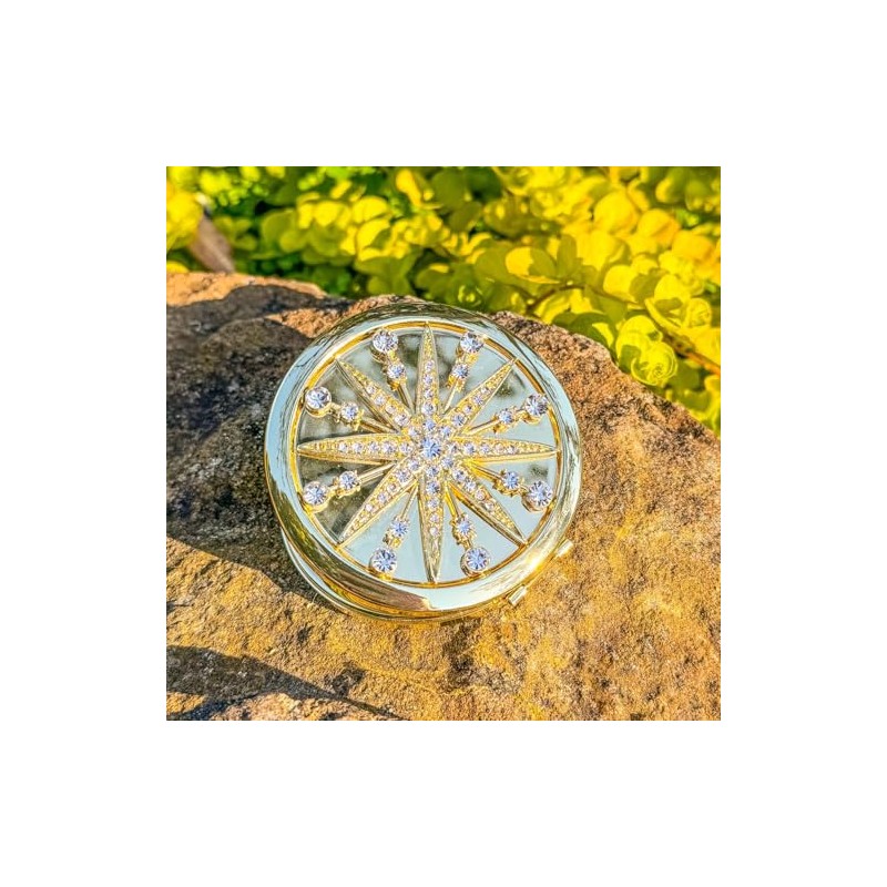 Olivia Riegel Gold Starburst Compact Mirror - CM2025