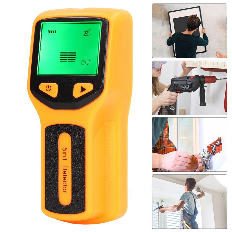 Stud Finder Wall Scanner Sensor 5 in 1 Detector HD