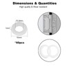 Pack of 60 Fitschenringe Room Doors, 15 mm x 10.2