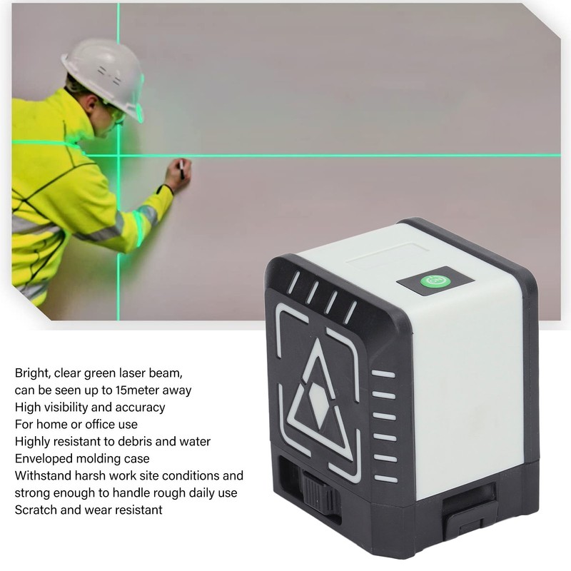 Cross Line Laser 3D Green Beam Self Leveling Level Measurement