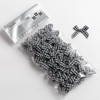 Black - 3cm Gingham Ribbon Bow - 100 Pack