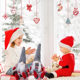 Christmas Gnomes - Christmas Gnomes Plush Decorations,Christmas Holiday Indoor Home Tabletop Decorations Gifts for Kids Women 17 inch Gnomes Christmas