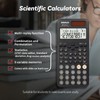 OSALO Scientific Calculator 240 Functions 2-line Display with Slide-on Cover